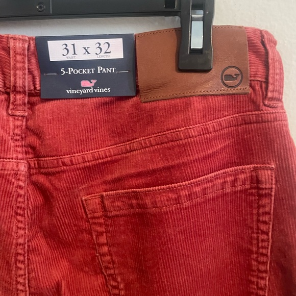 Vineyard Vines Pants - Vineyard Vines Red Corduroy Trousers